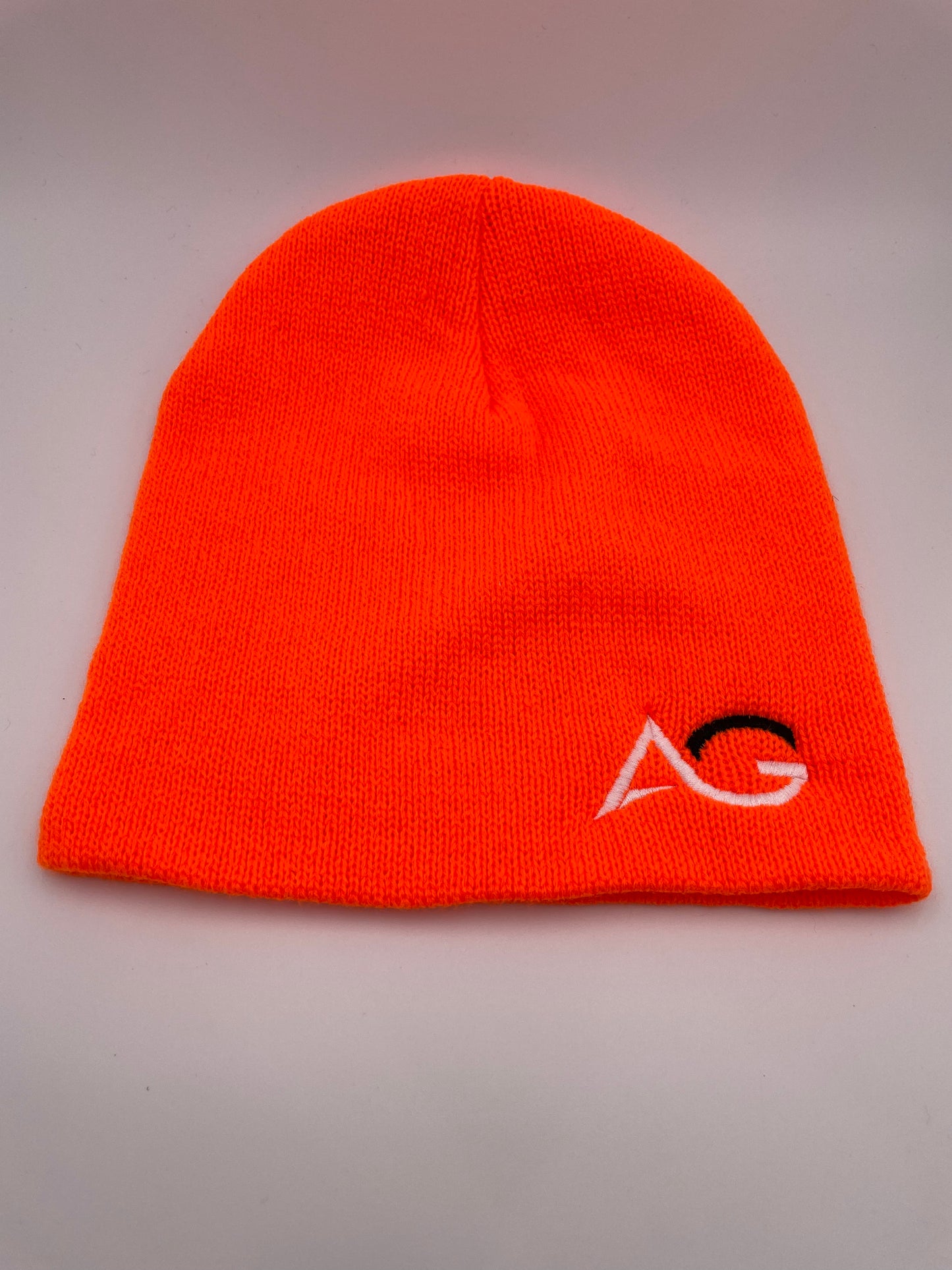 Knit Beanie - Neon Orange
