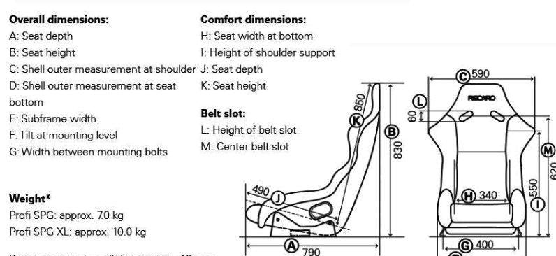 Recaro - PROFI XL - Black Velour - 070.86.UU11-01