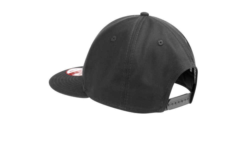 New Era Flat Bill Snapback Cap 9Fifty Charcoal