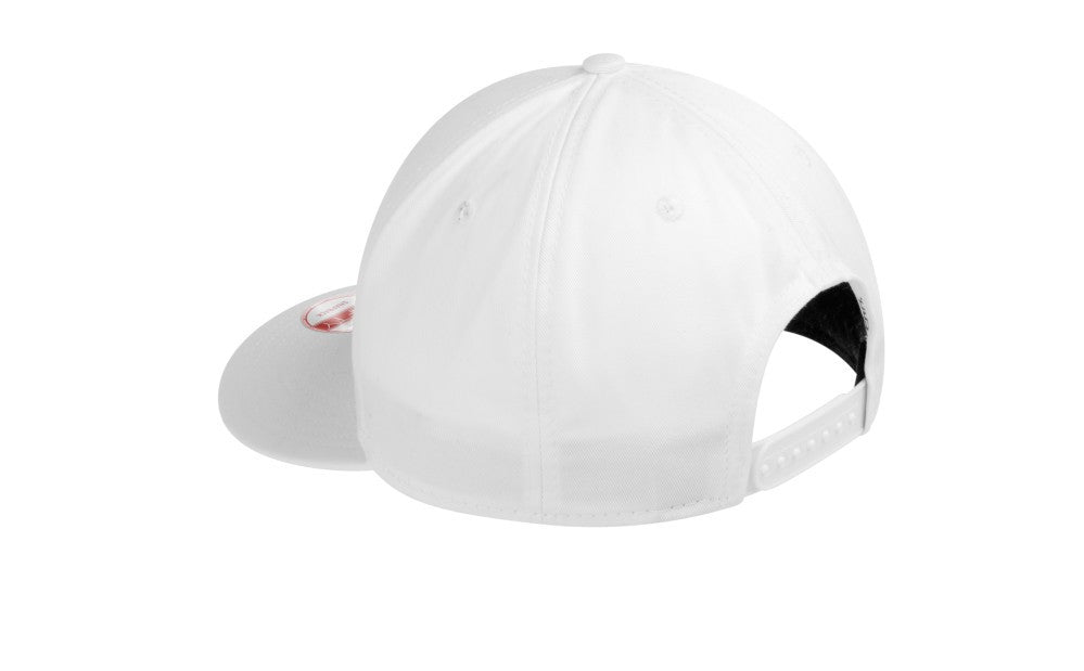 New Era Flat Bill Snapback Cap 9Fifty White