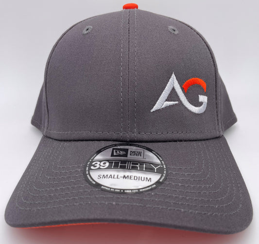 New Era Interception Cap 39Thirty Graphite/Orange