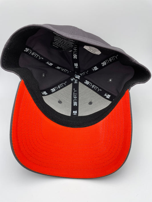 New Era Interception Cap 39Thirty Graphite/Orange