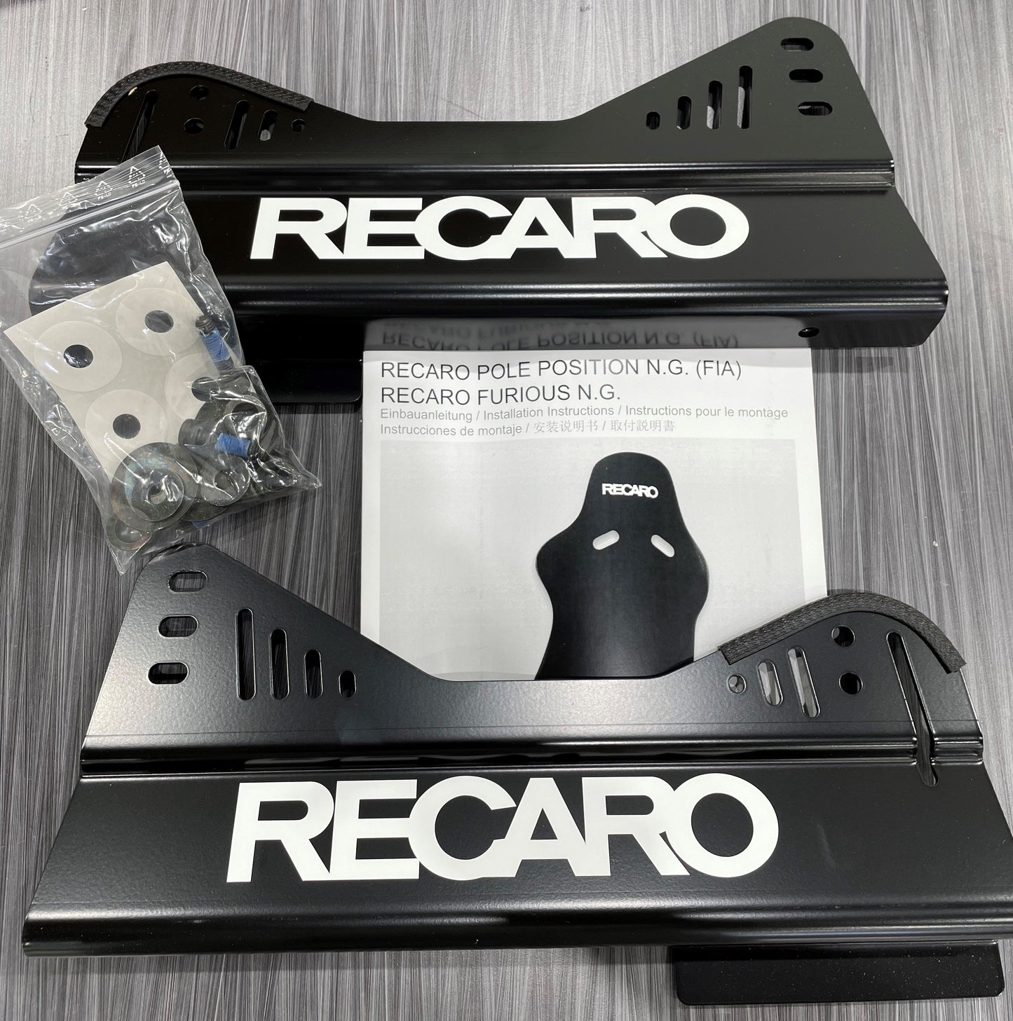 Recaro - Pole Position N.G. Seat - Black Leather -Passenger(RH) - 070.98.LL11-01