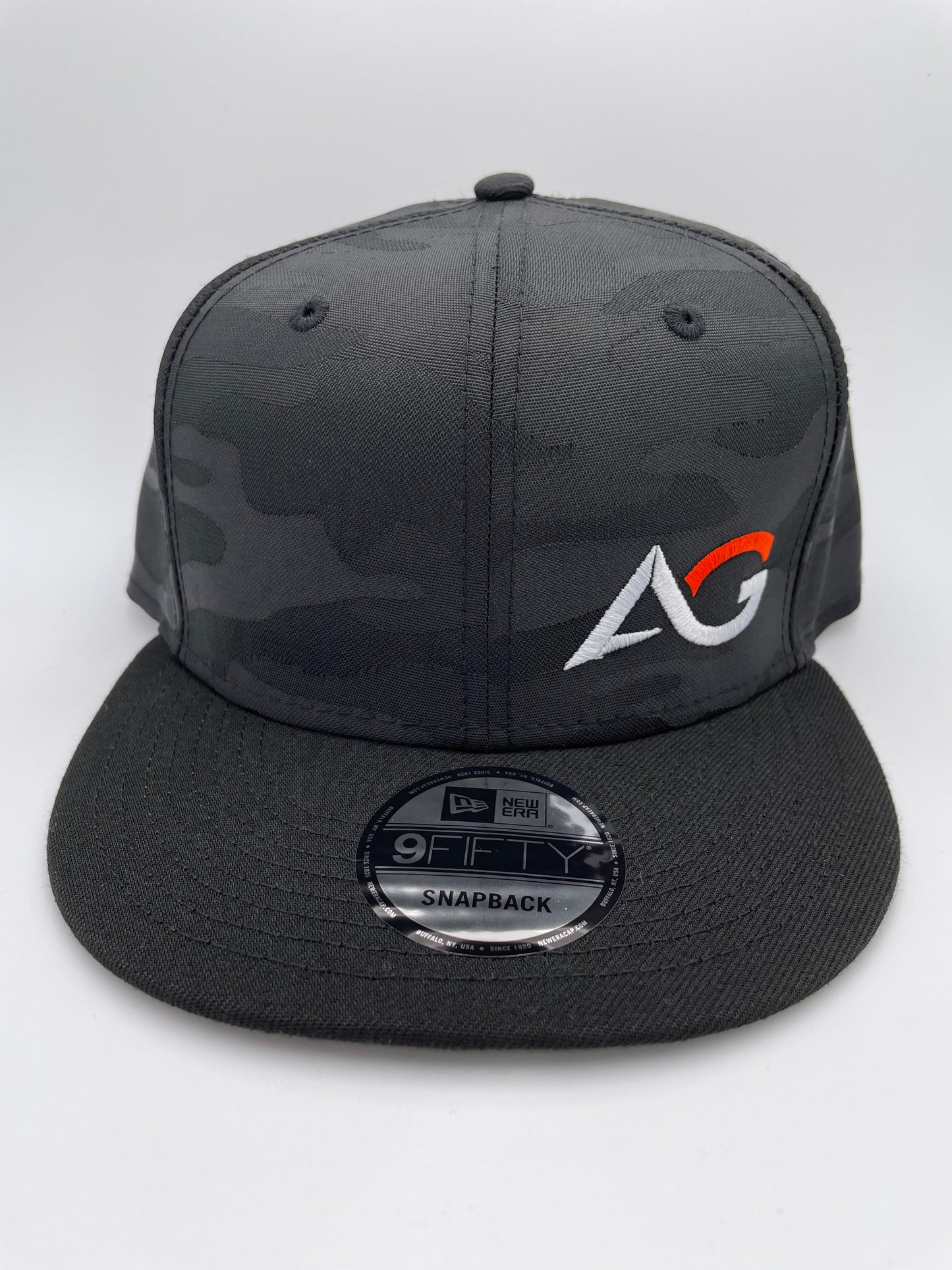 New Era Camo Flat Bill Snapback Cap 9Fifty
