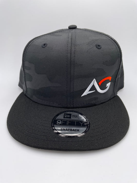 New Era Camo Flat Bill Snapback Cap 9Fifty