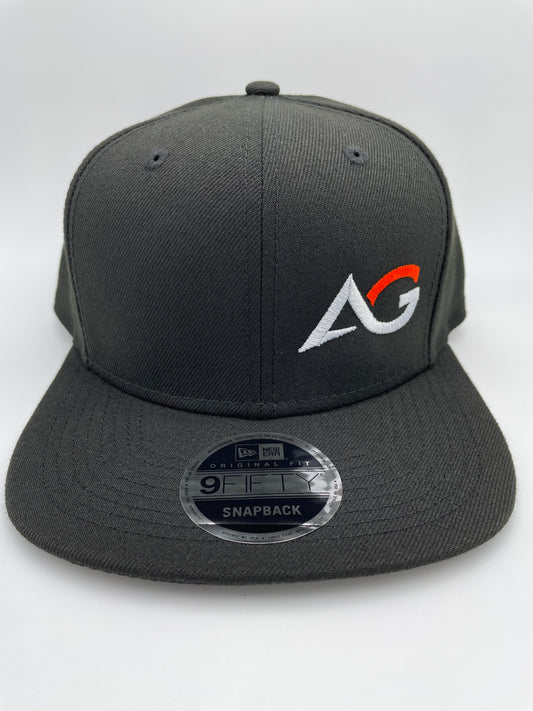 New Era Original Fit Flat Bill Snapback Cap 9Fifty Black