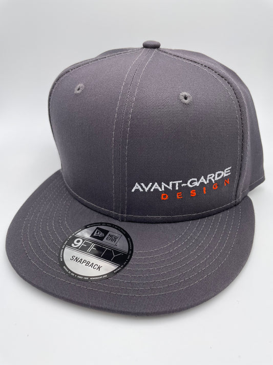 New Era Flat Bill Snapback Cap 9Fifty Charcoal