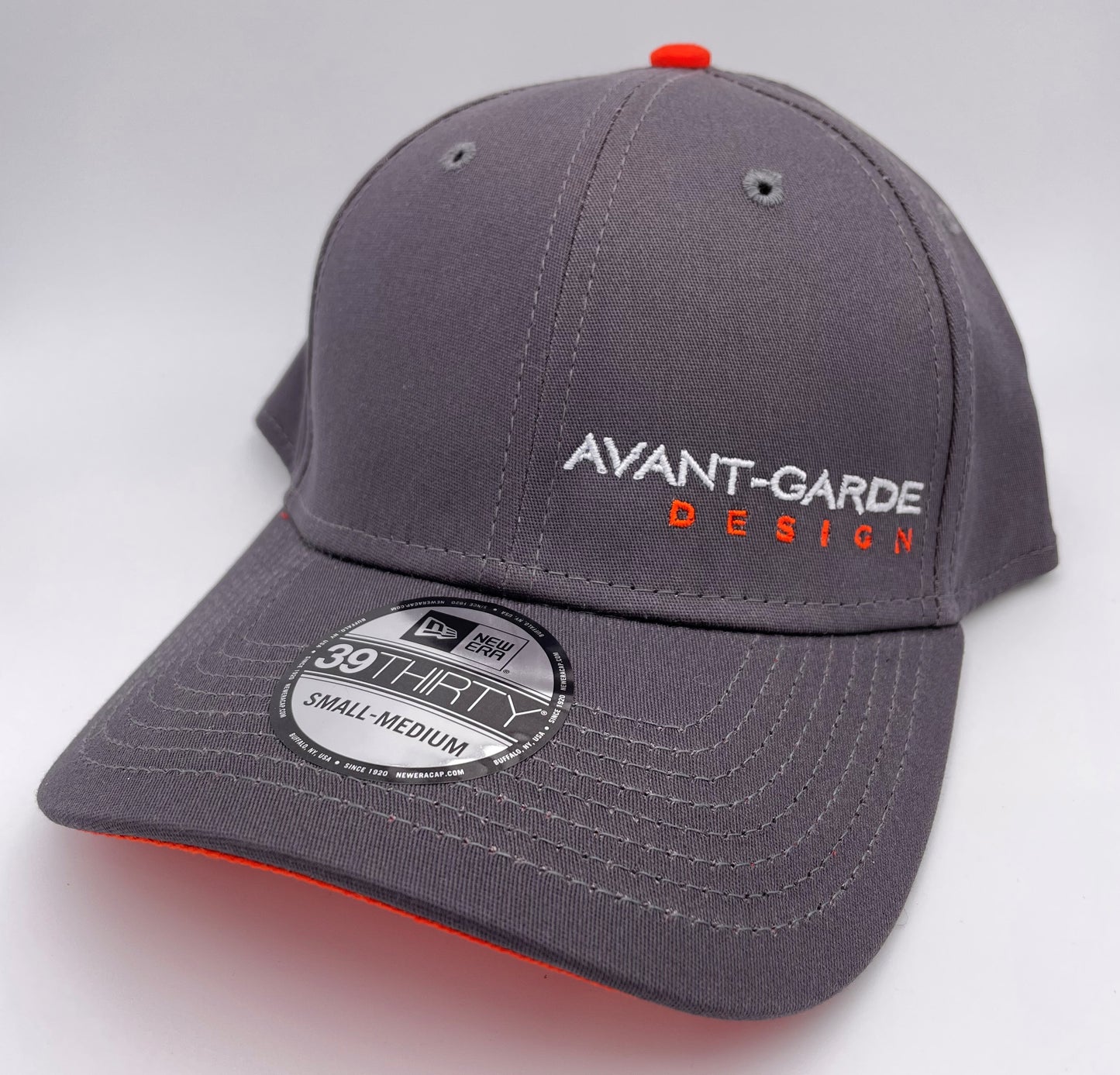 New Era Interception Cap 39Thirty Graphite/Orange