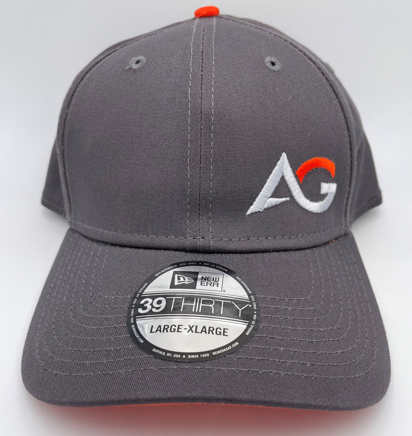 New Era Interception Cap 39Thirty Graphite/Orange