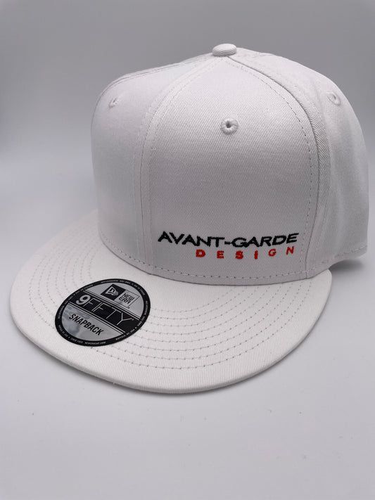 New Era Flat Bill Snapback Cap 9Fifty White
