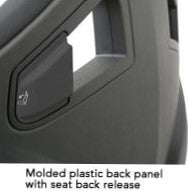 Recaro - Sportster CS Passenger Side(RH)- Black Vinyl - 410.00.2132